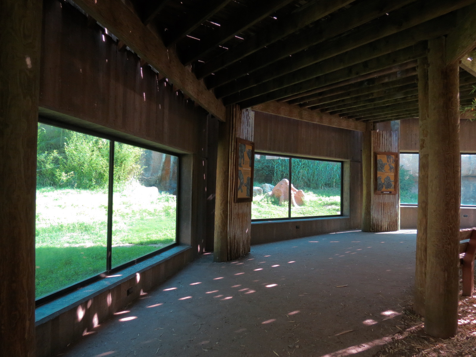 Chimpanzee Habitat - Viewing Shelter
