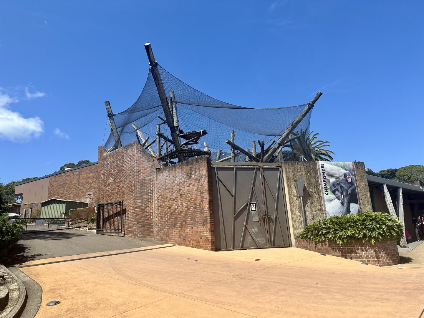Chimpanzee Park - Netted Exhibit