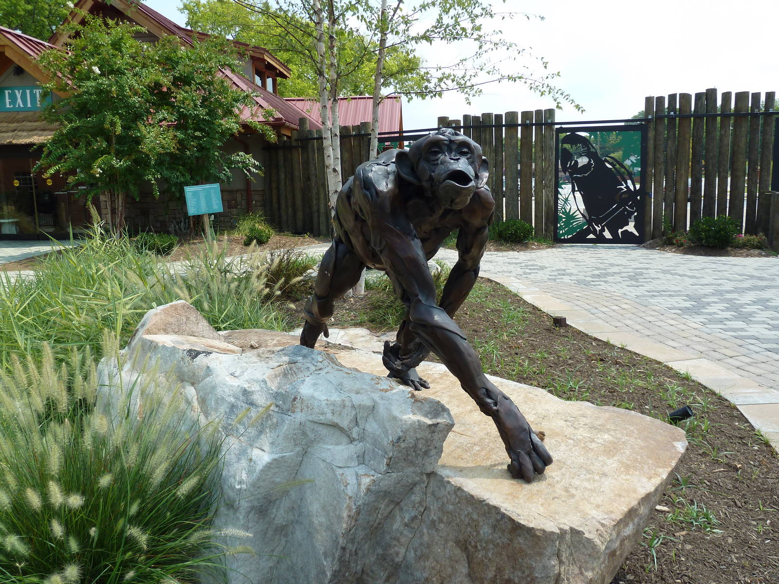 Chimpanzee Statue