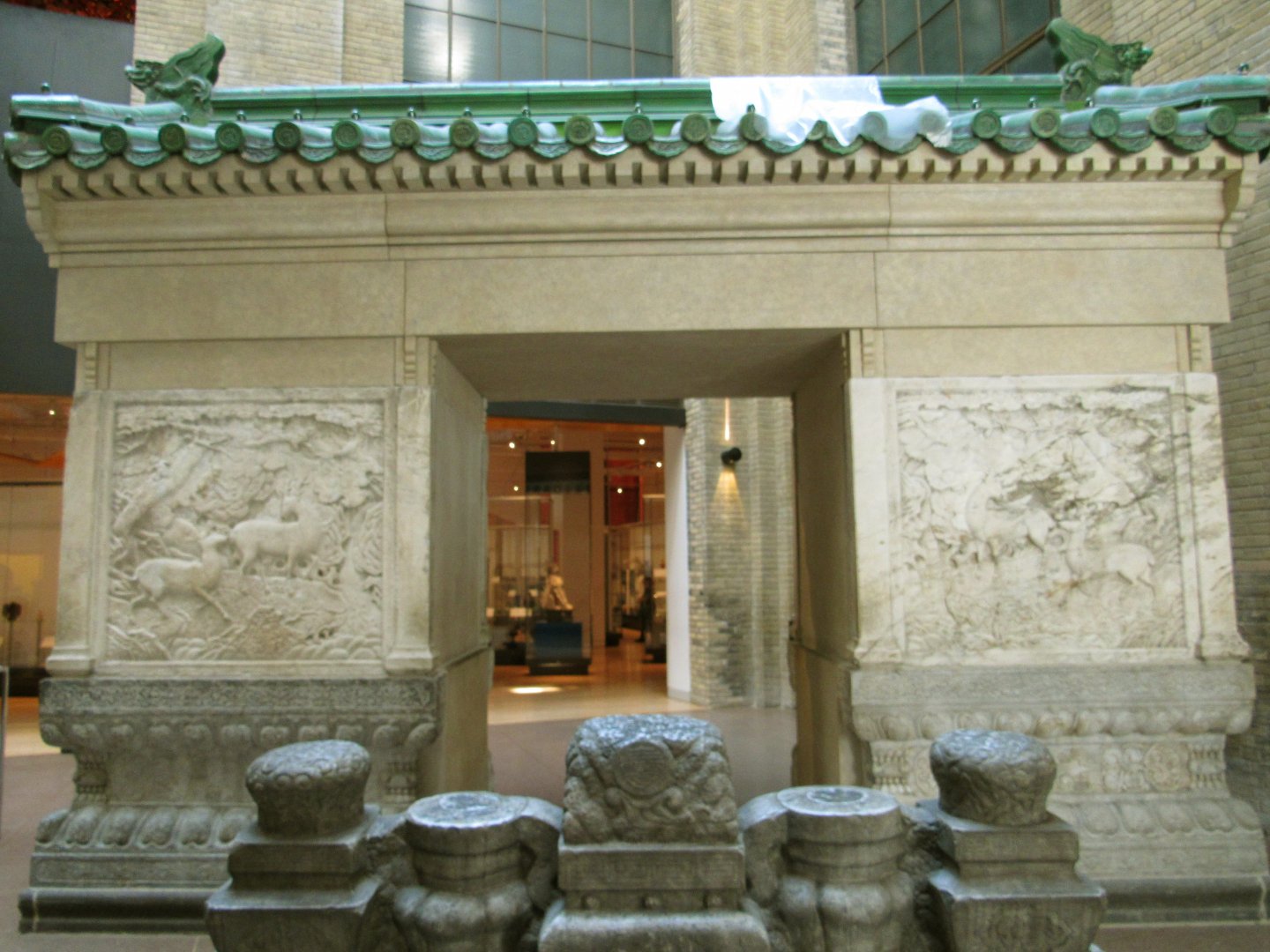 China: Base of Entrance Gate to the Graveyard of Zu Dashou & His Sons