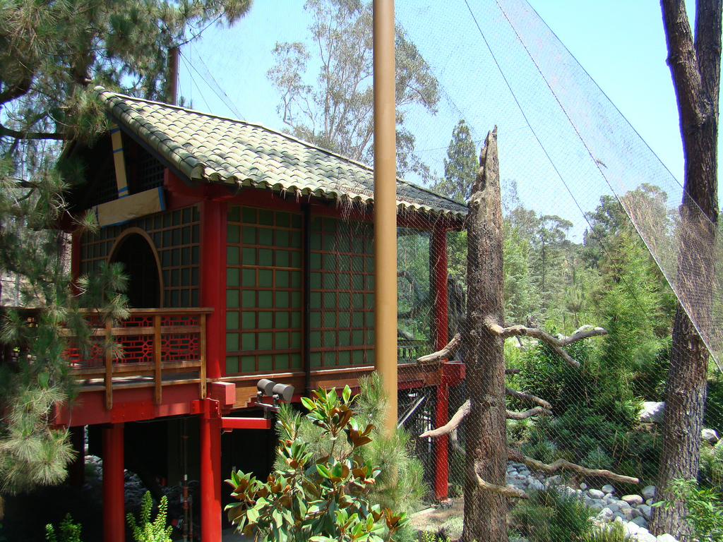 China exhibit at the Los Angeles Zoo