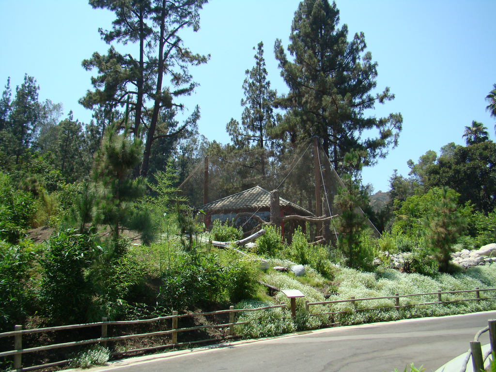 China exhibit at the Los Angeles Zoo