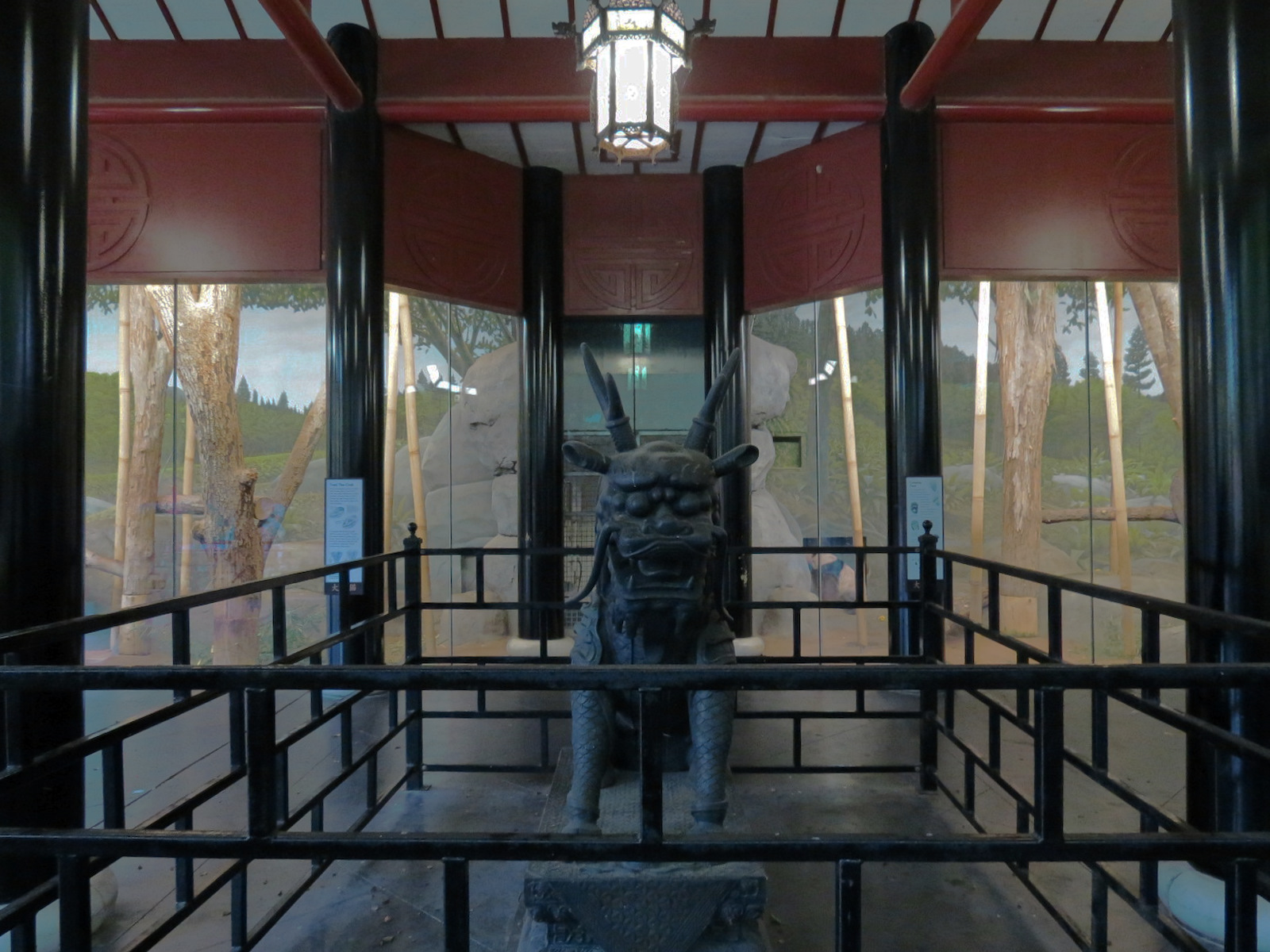 CHINA - Giant Panda Indoor Exhibit Viewing Pavilion
