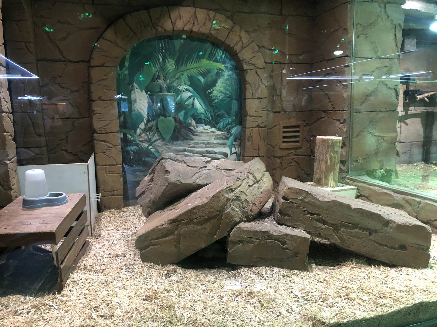 Chinchilla Enclosure at Aqua Vega