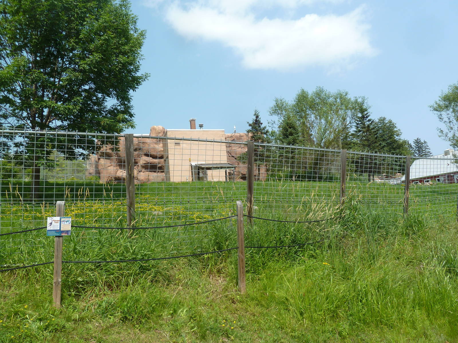 Chinese Goral/White-Naped Crane Exhibit