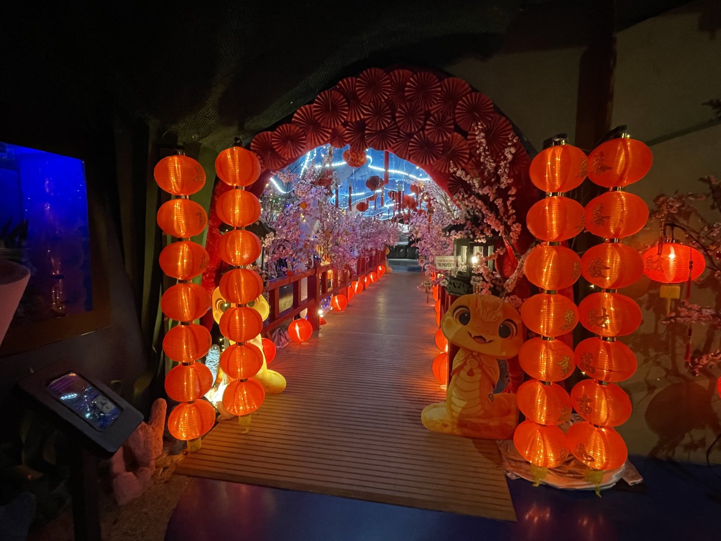 chinese new year themed tunnel (entrance)