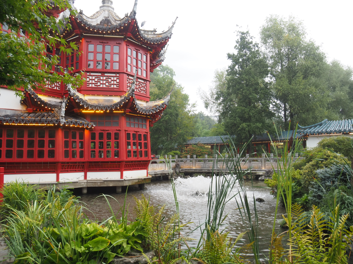 Chinese tea house and Chinese viewing corridor, 2022-09-15