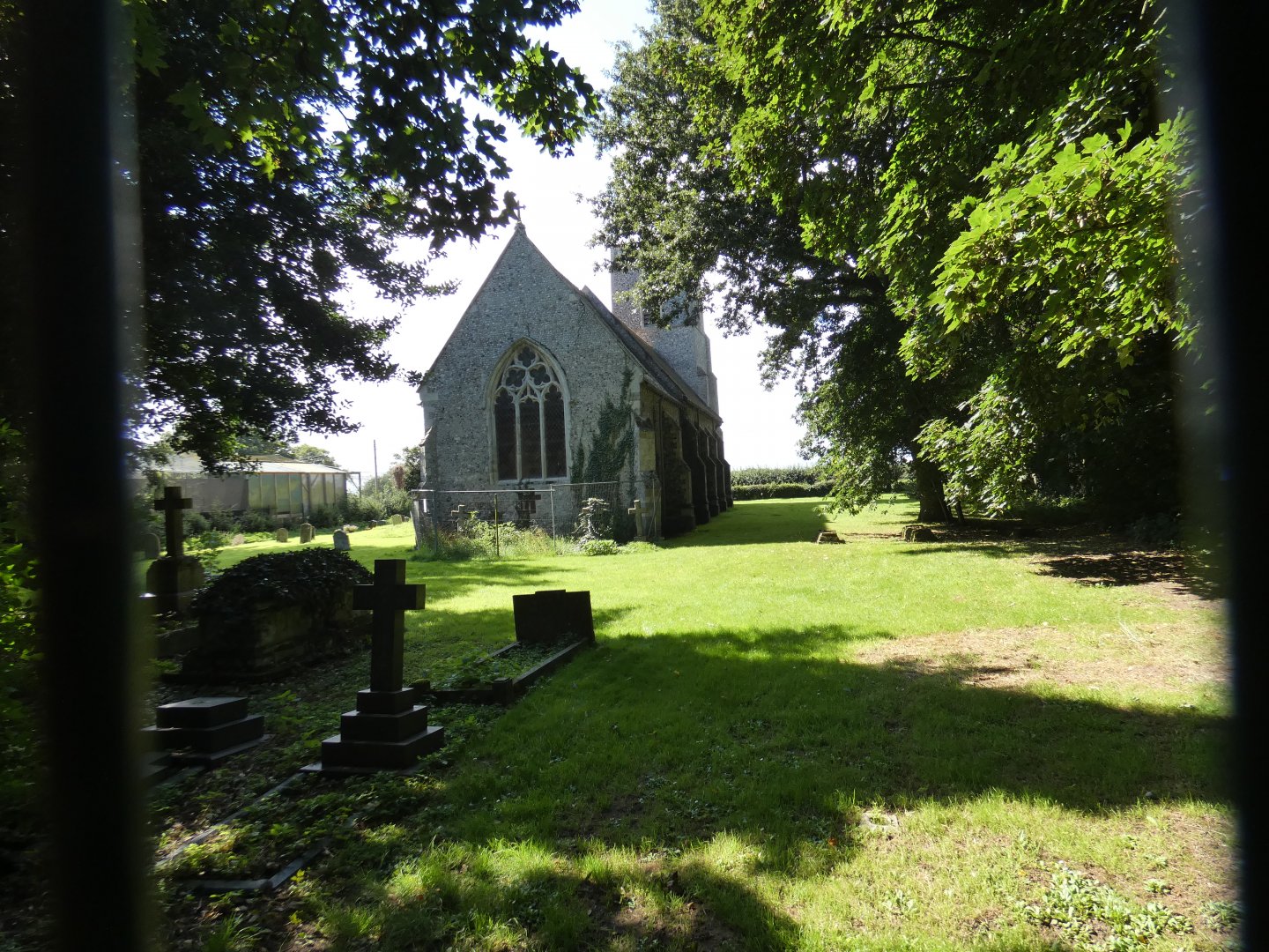 Church next to tiger enclosure