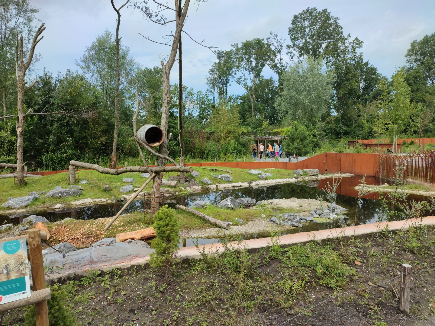 Churchill - North American beaver & North American porcupine enclosure