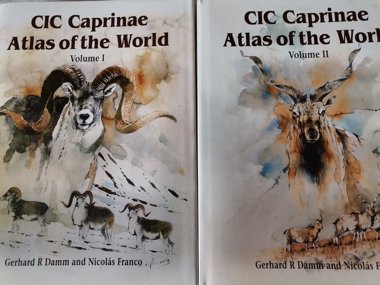 CIC Caprinae Atlas of the World, Gerhard Damm, Nicolás Franco vol 1&2