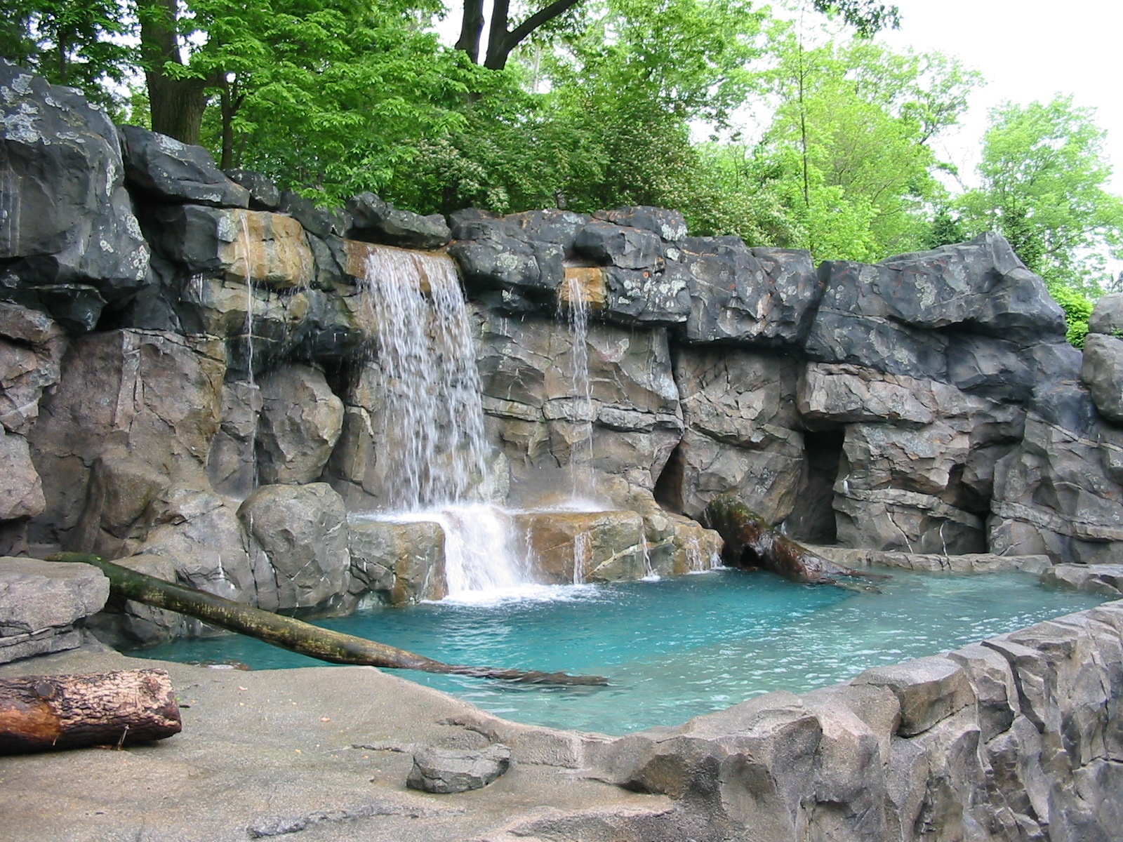 Cincinnati Zoo 2003 - View alongside the second Polar Bear exhibit