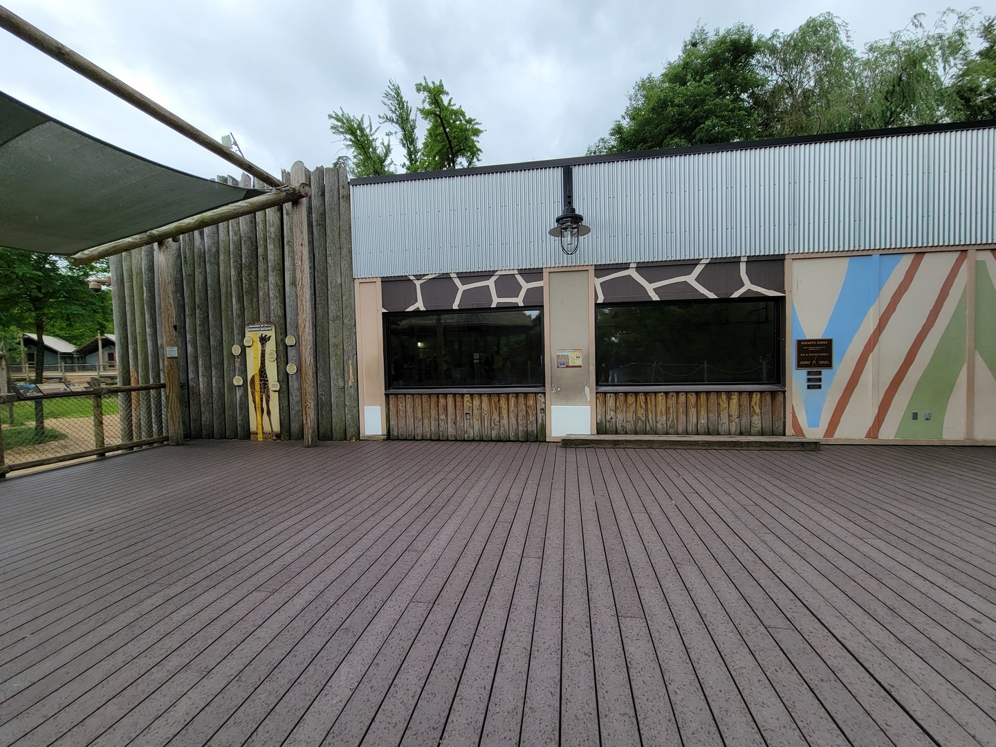 Cincinnati Zoo 5/22 - Giraffe Ridge, barn viewing