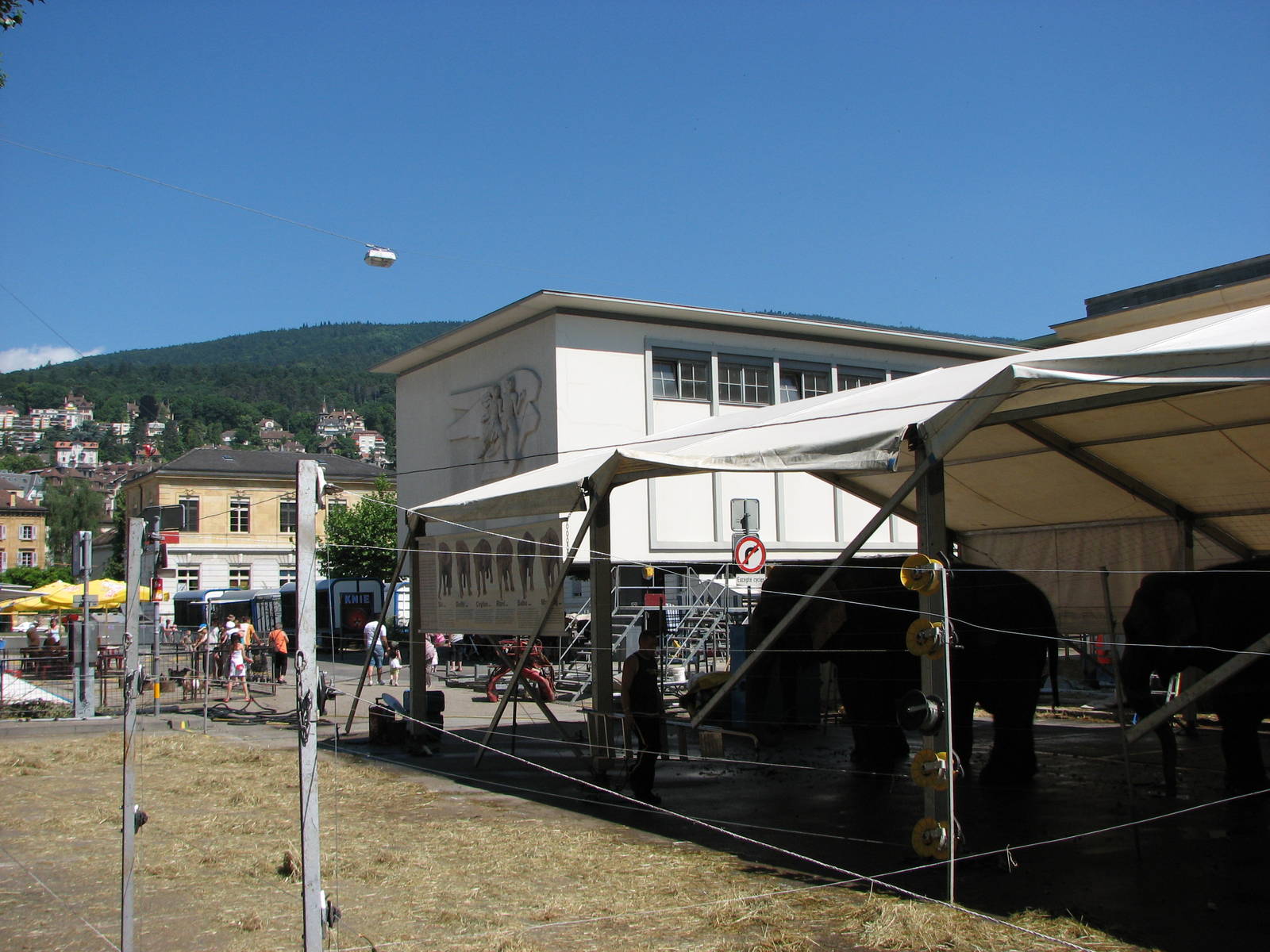 Circus Knie in Neuchatel 2008 - Elephant Tent