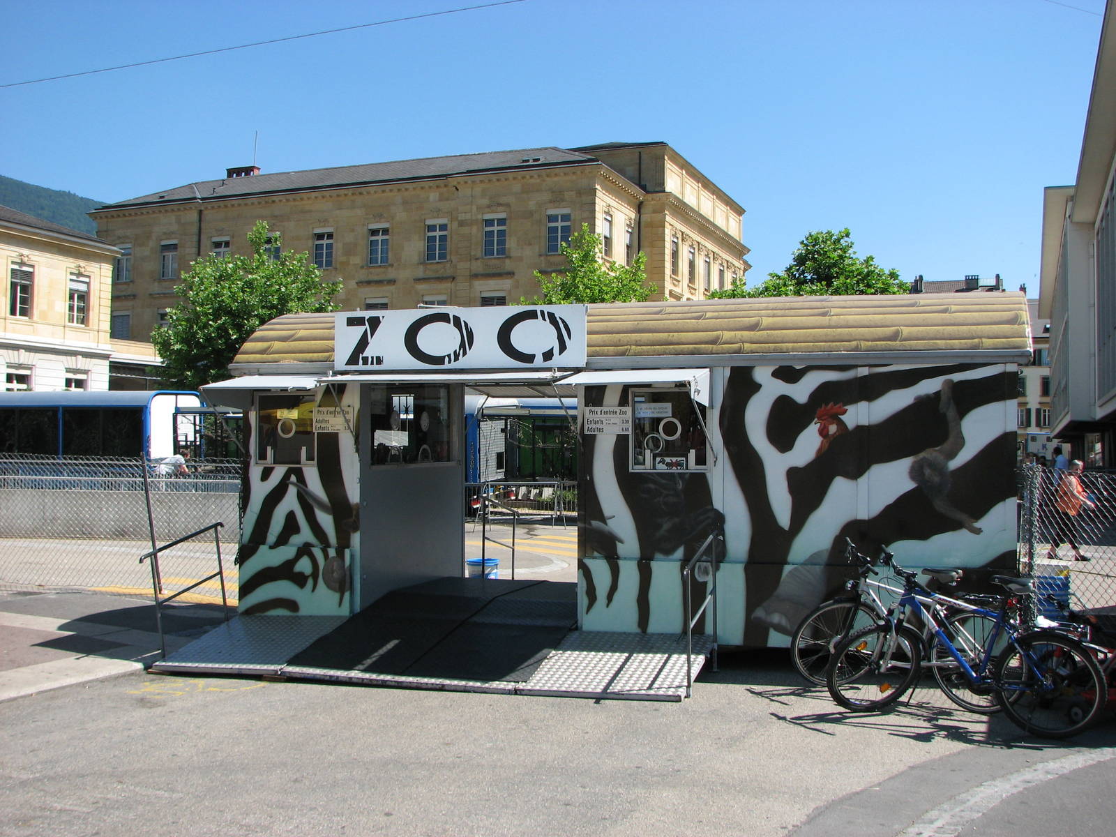Circus Knie in Neuchatel 2008 - Entrance to the Circus Knie Travelling Mena