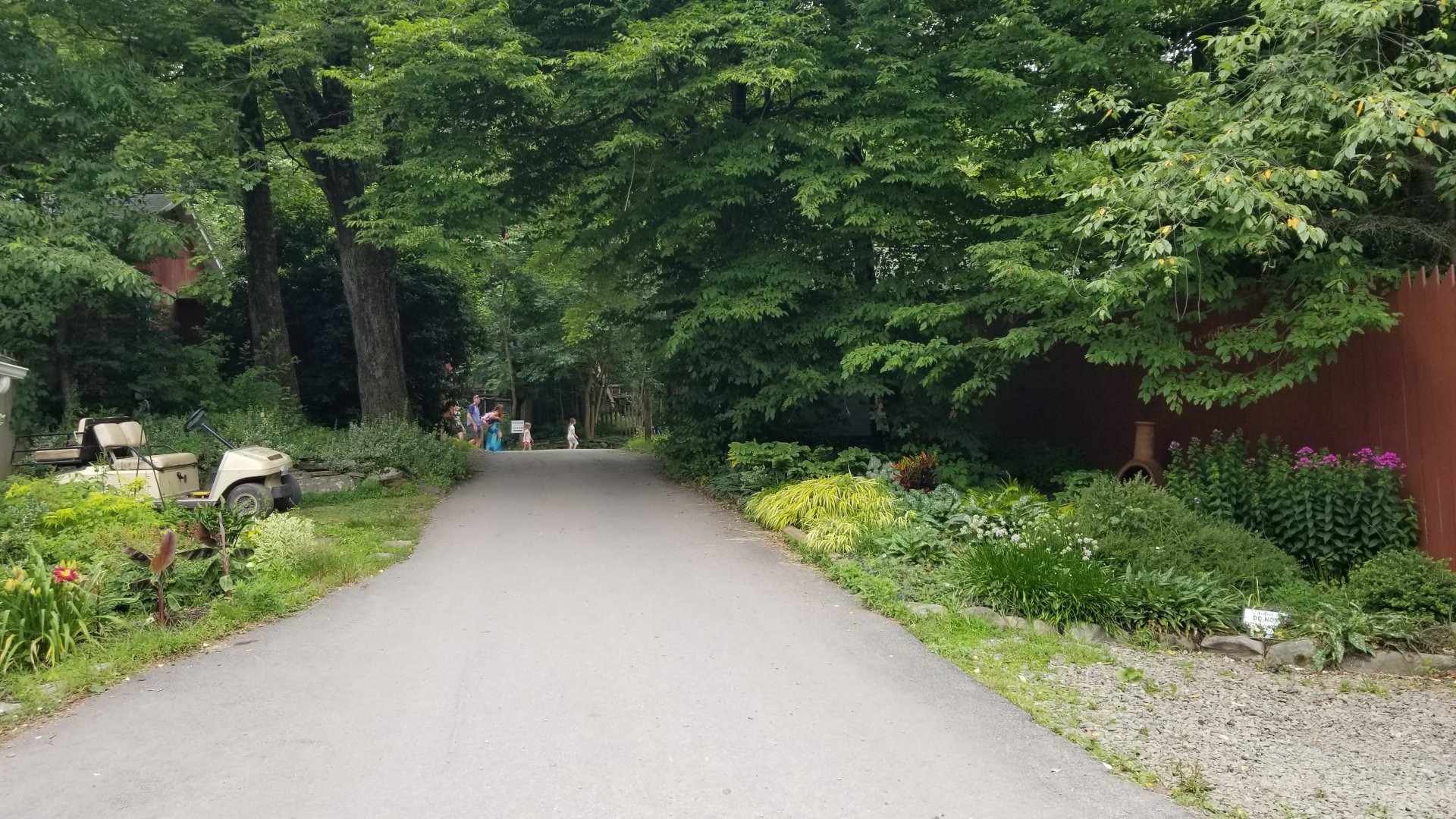 Claws N Paws - Path from building into zoo