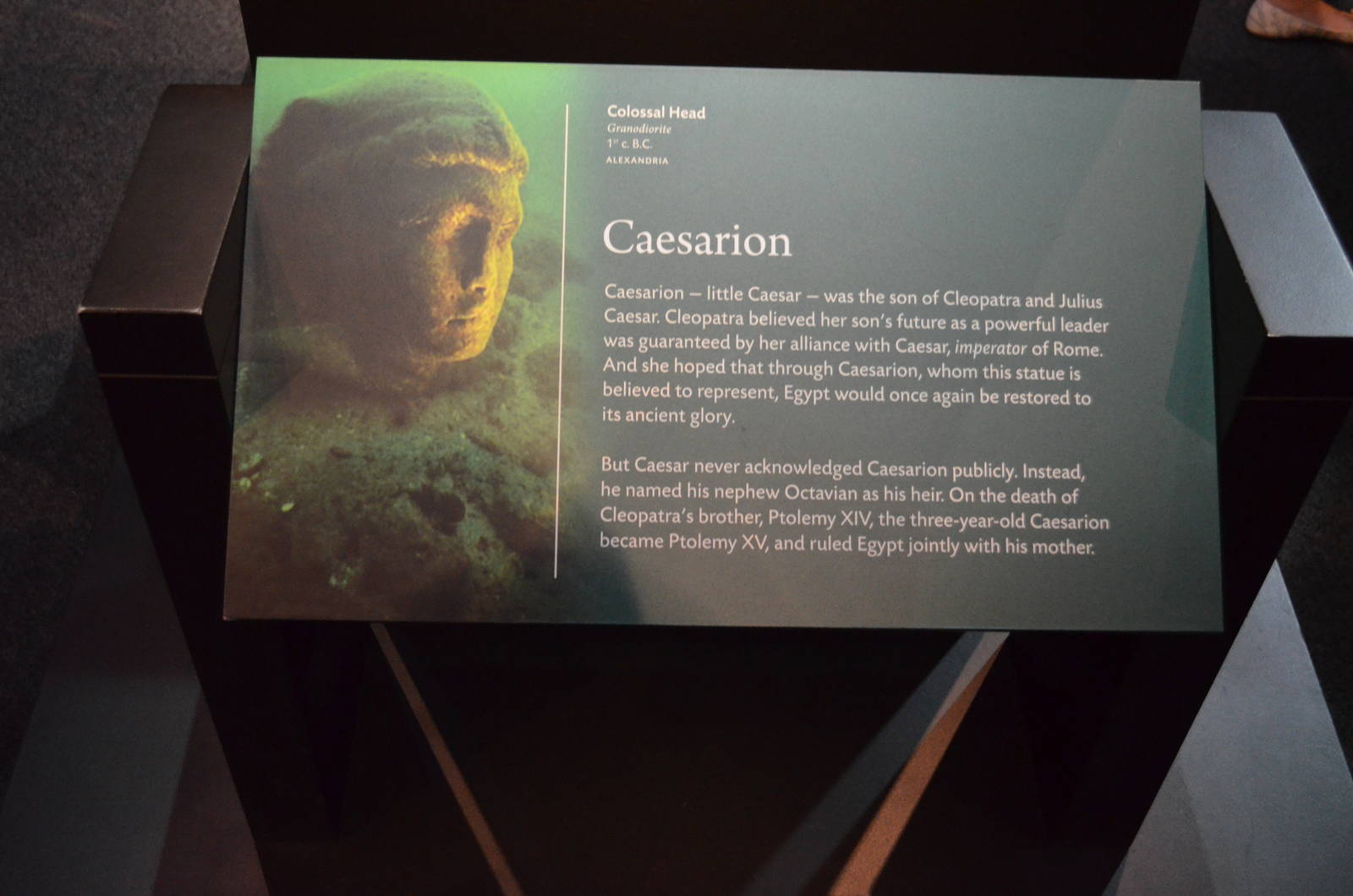 Cleopatra: The Exhibition - Caesarion