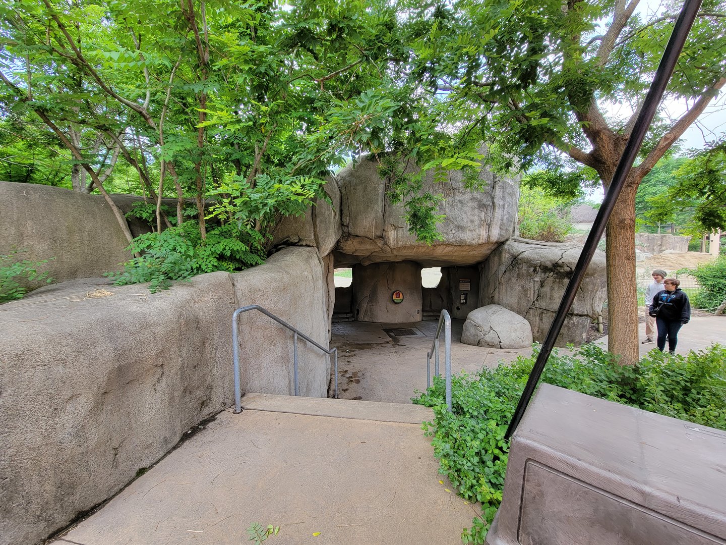 Cleveland Zoo - Another elephant viewing area