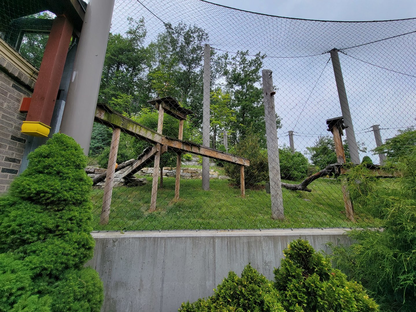 Cleveland Zoo - Asia Passage, Snow leopard yard