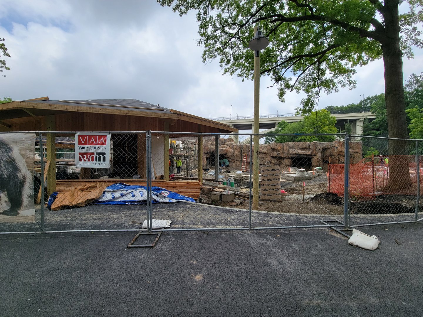Cleveland Zoo - Bear Hollow construction (June 14 2023)