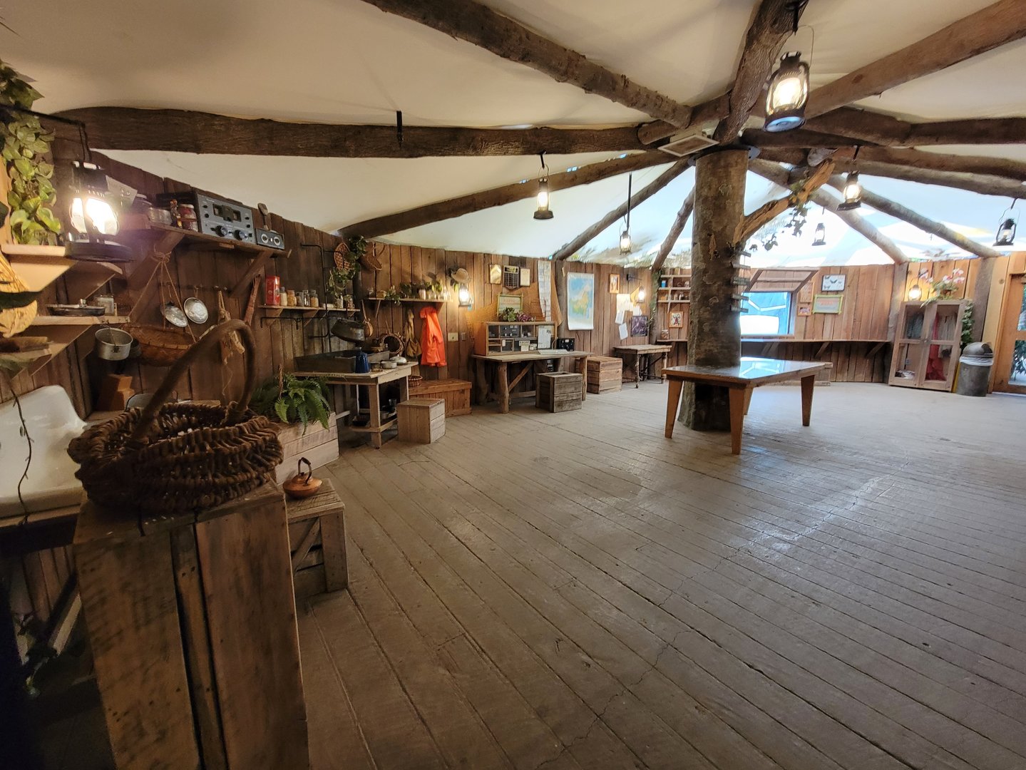 Cleveland Zoo, Rainforest - "Research Station" room
