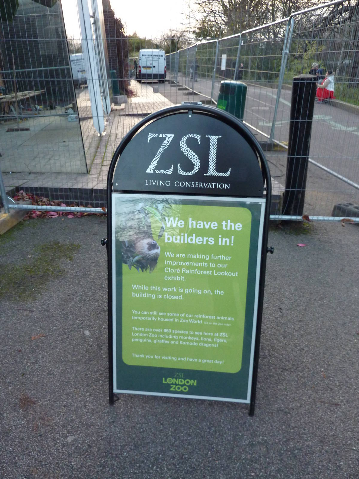 Clore redevelopment signs