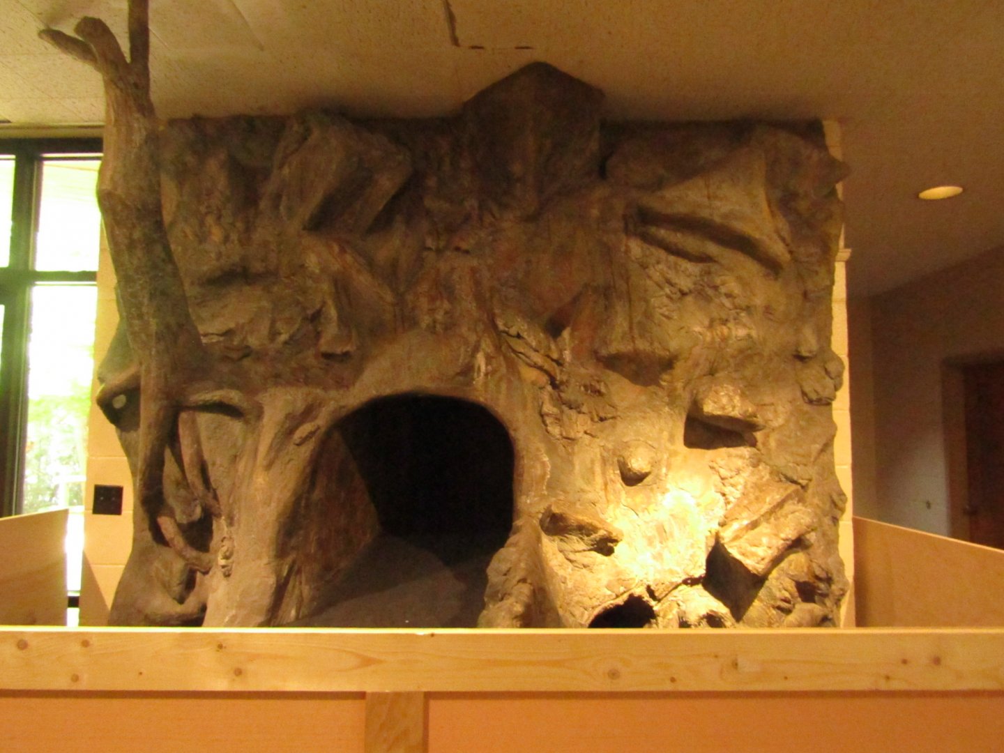 Closed Crawl Through Cave