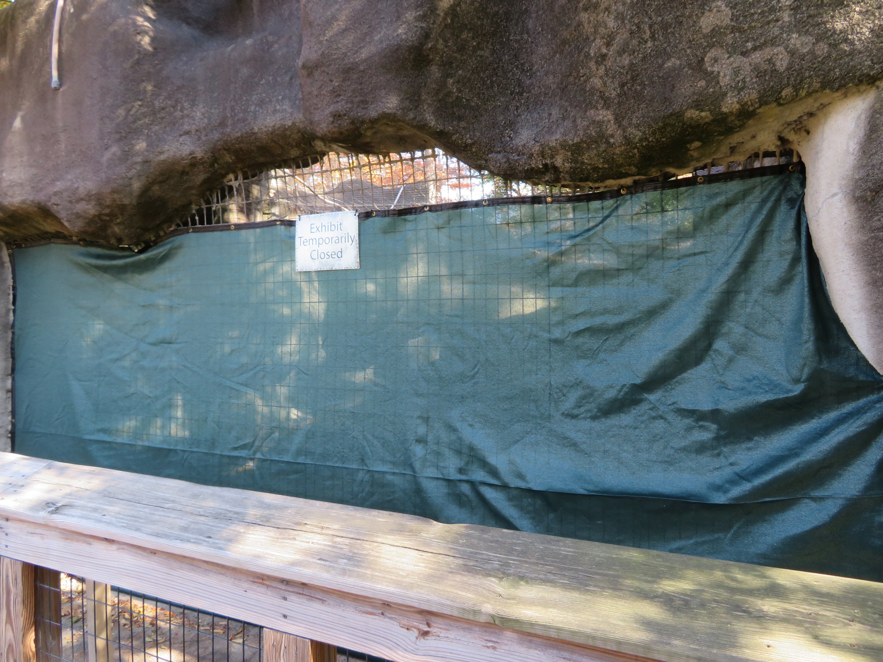 Closed Grotto Exhibit