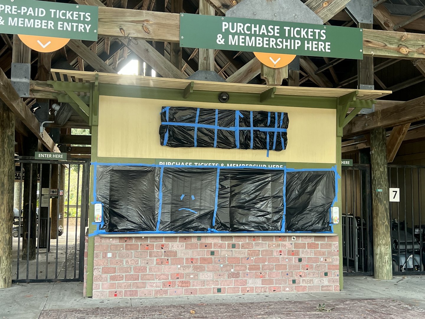 Closed up for a Hurricane