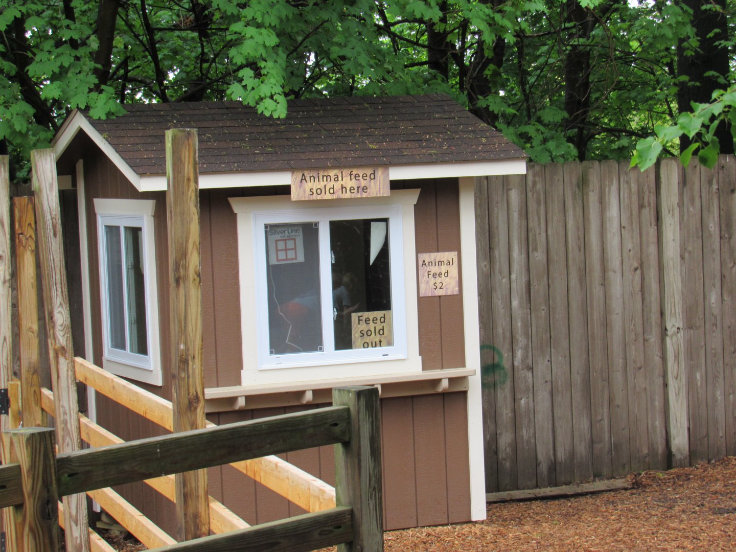 Closer Look at Granary Signage in Wild Prairie