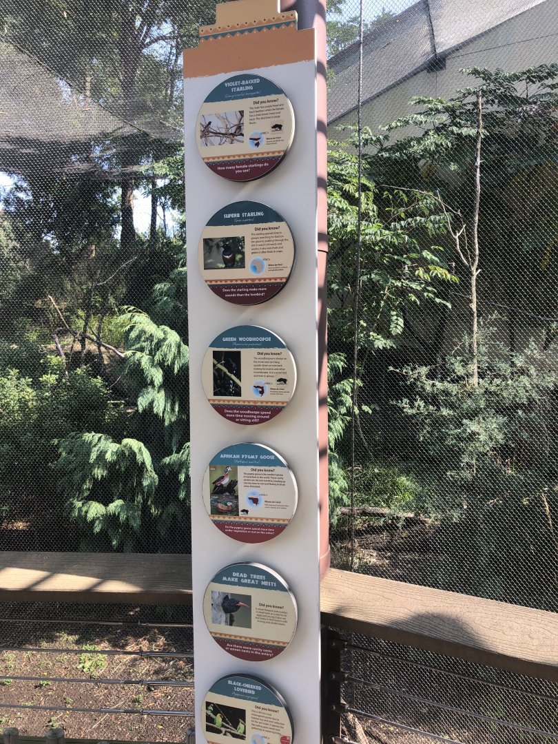 CMZ African Aviary Signage