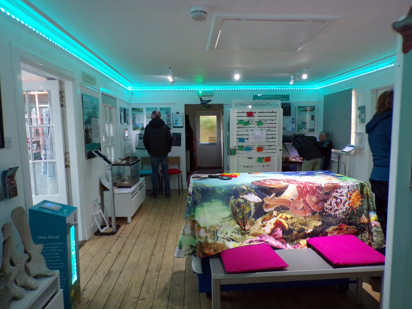 COAST Discovery centre- view inside 17.9.23