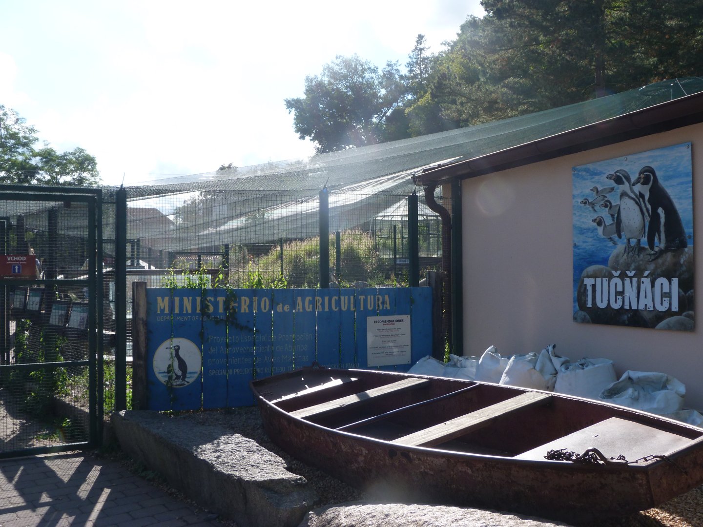 Coastal aviary entrance -Zoo Plzeň (2025)