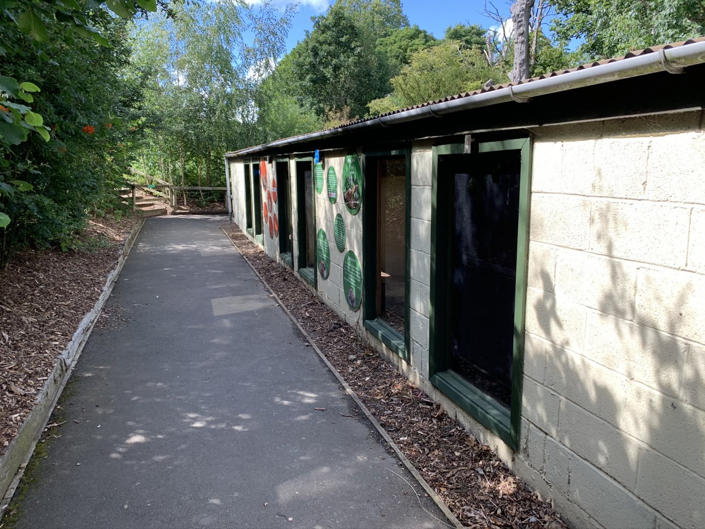 Coati and Genet Housing at Northumberland College Zoo (2020)