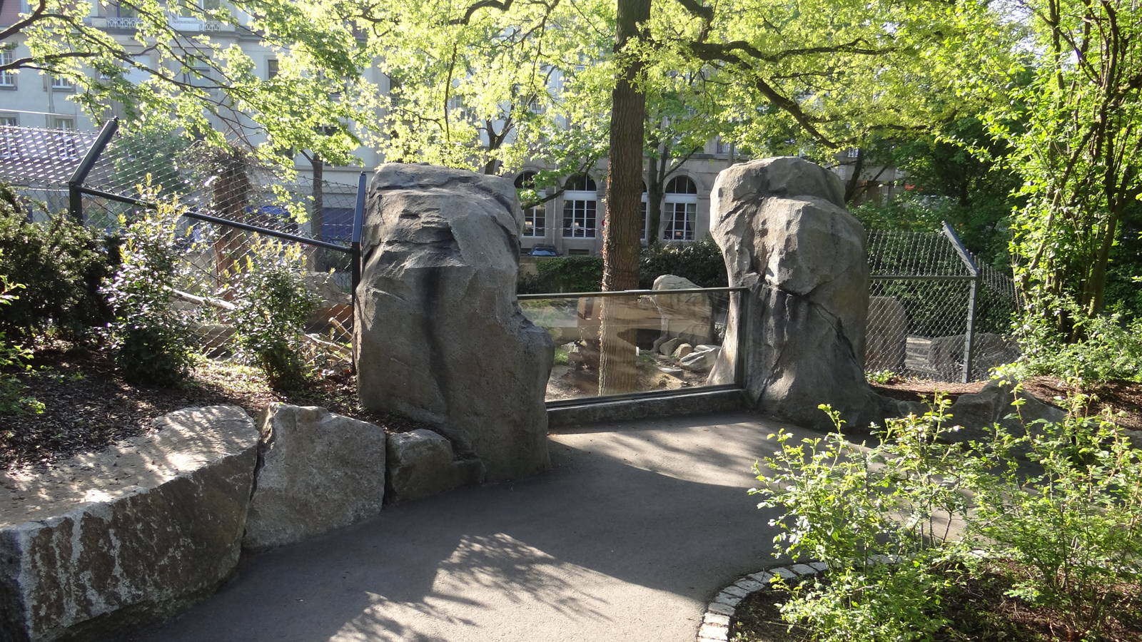 Coati enclosure - Zoo Karlsruhe