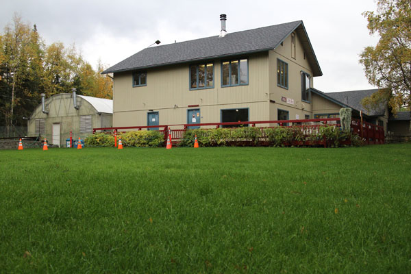 coffee shop and event lawn