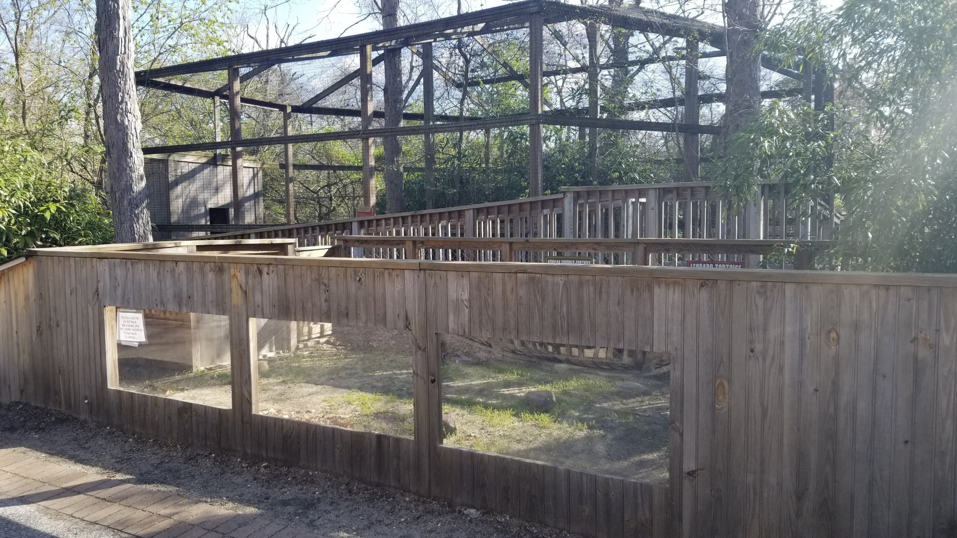 Cohanzick Zoo - Tortoise outdoor area