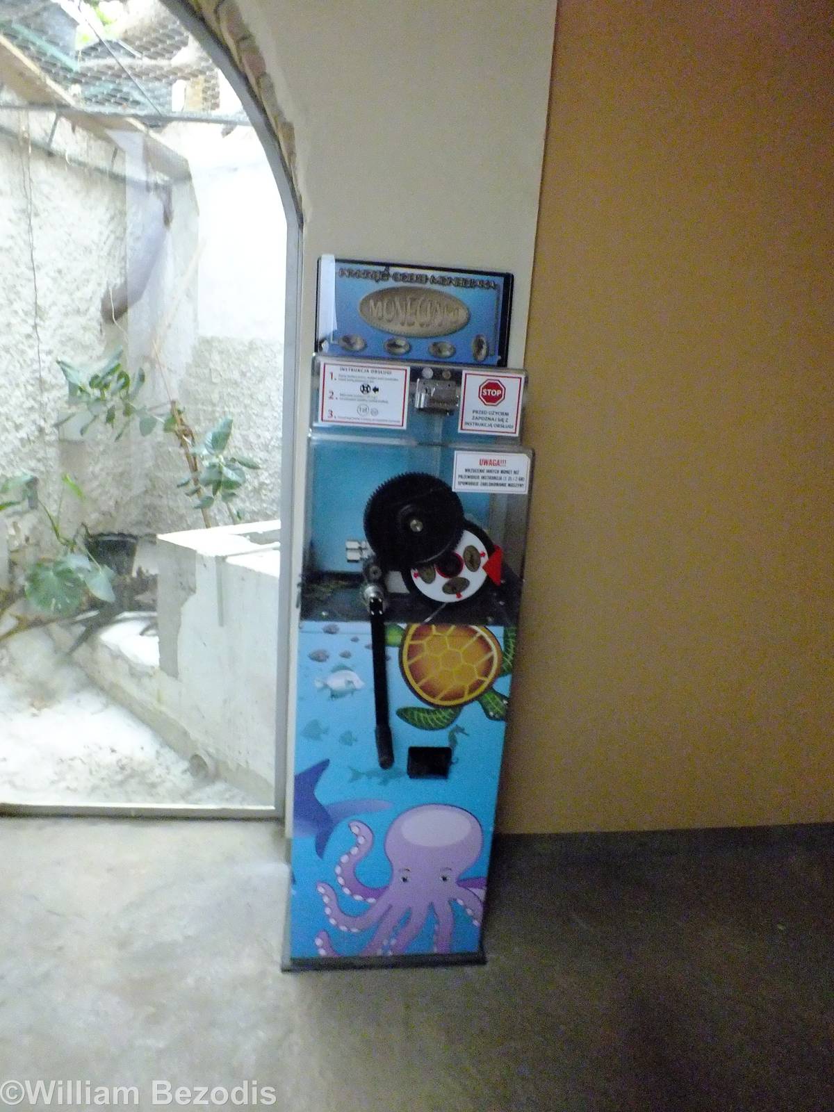 Coin Pressing Machine in the Cold Blooded Animals Pavilion