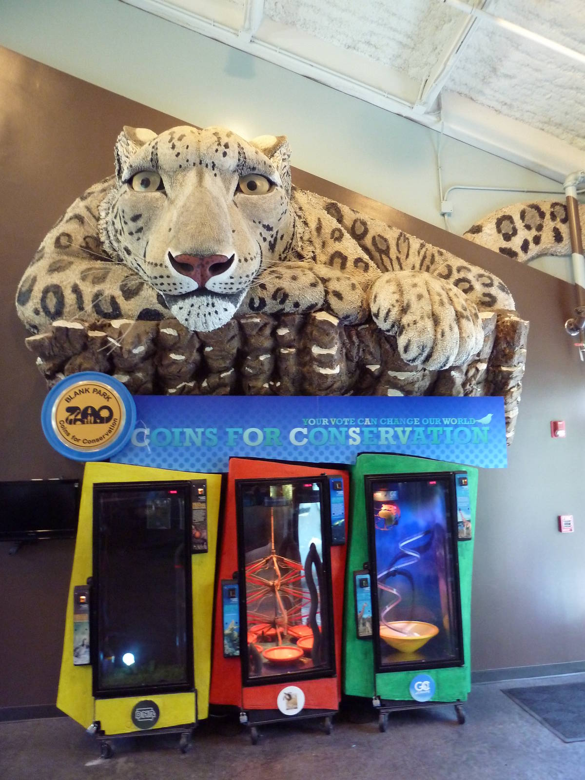 Coins for Conservation Machines