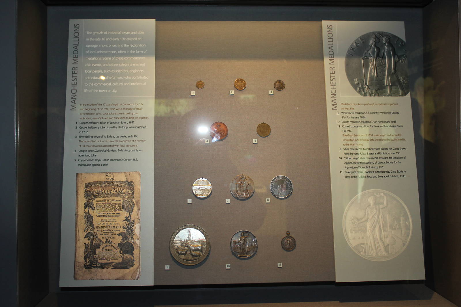 Collection of coins from Belle Vue