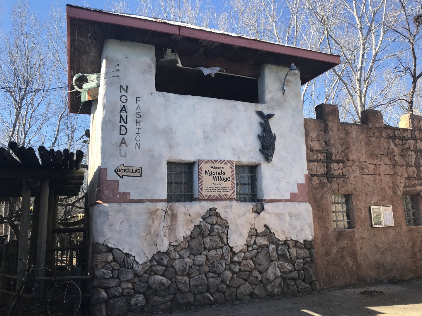 Colobus holding building