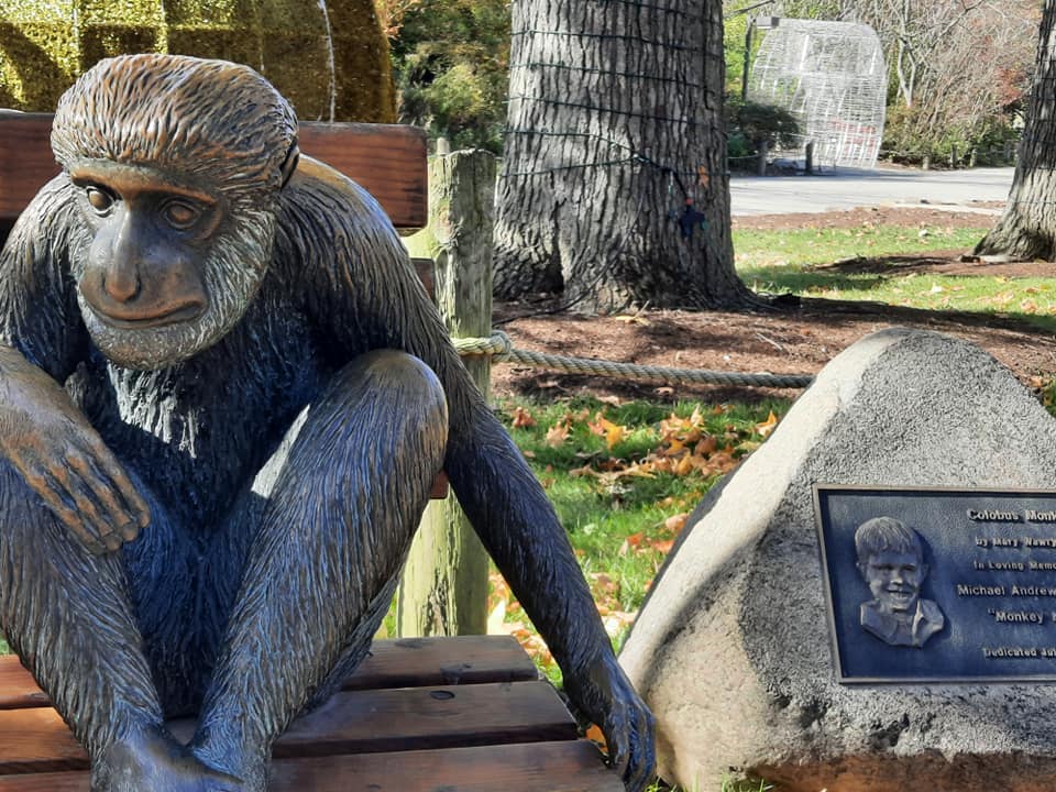 Colobus Monkey Statue