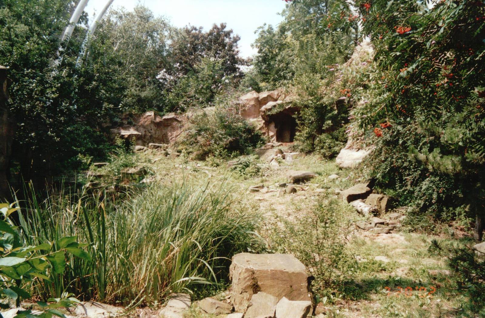 Cologne Zoo 2002 - Snow Leopard exhibit