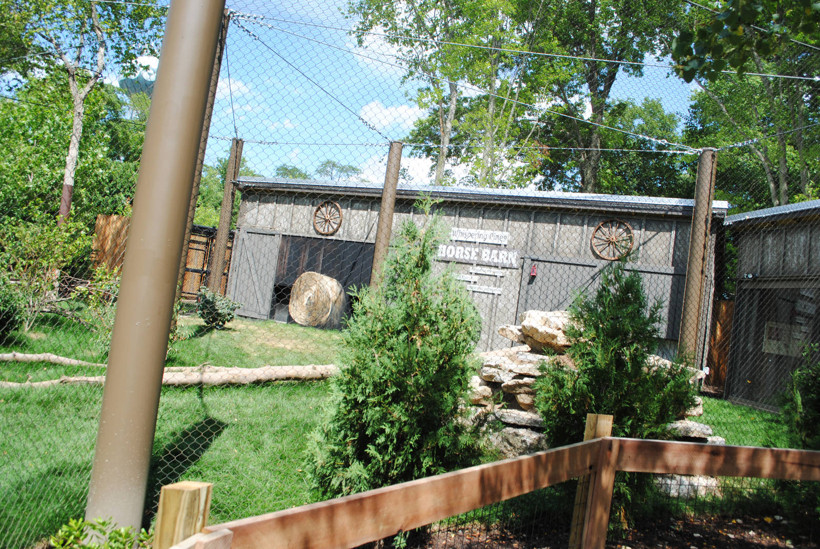 Columbus 2016 - New Puma Exhibit - Abandoned Horse Rental Theme