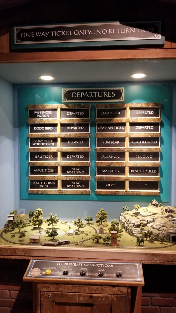 Columbus Zoo - "Departures" sign