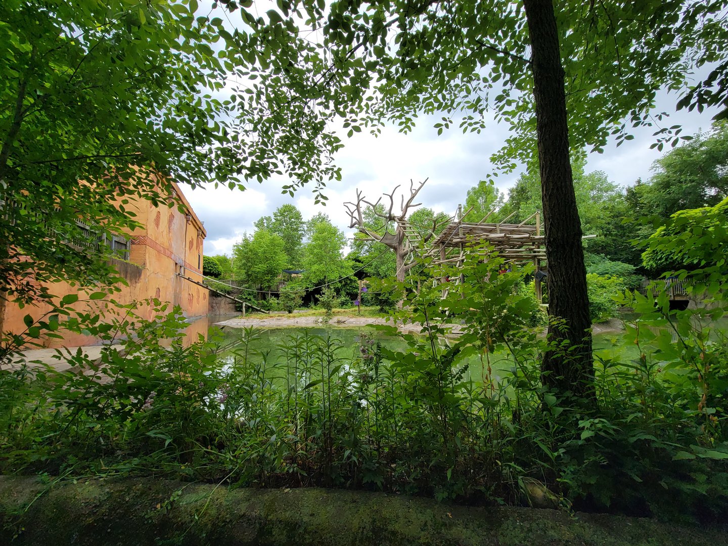 Columbus Zoo - Gibbon island from boat ride