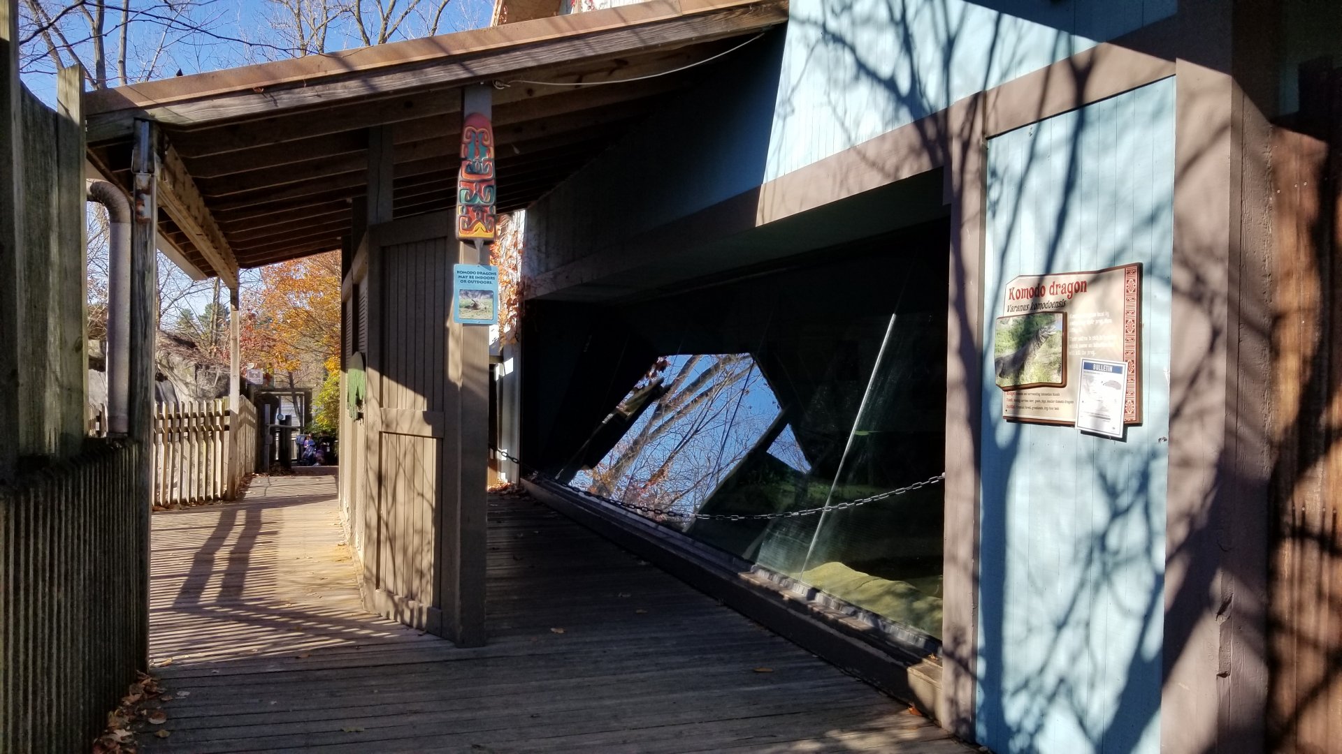 Columbus Zoo - Komodo viewing
