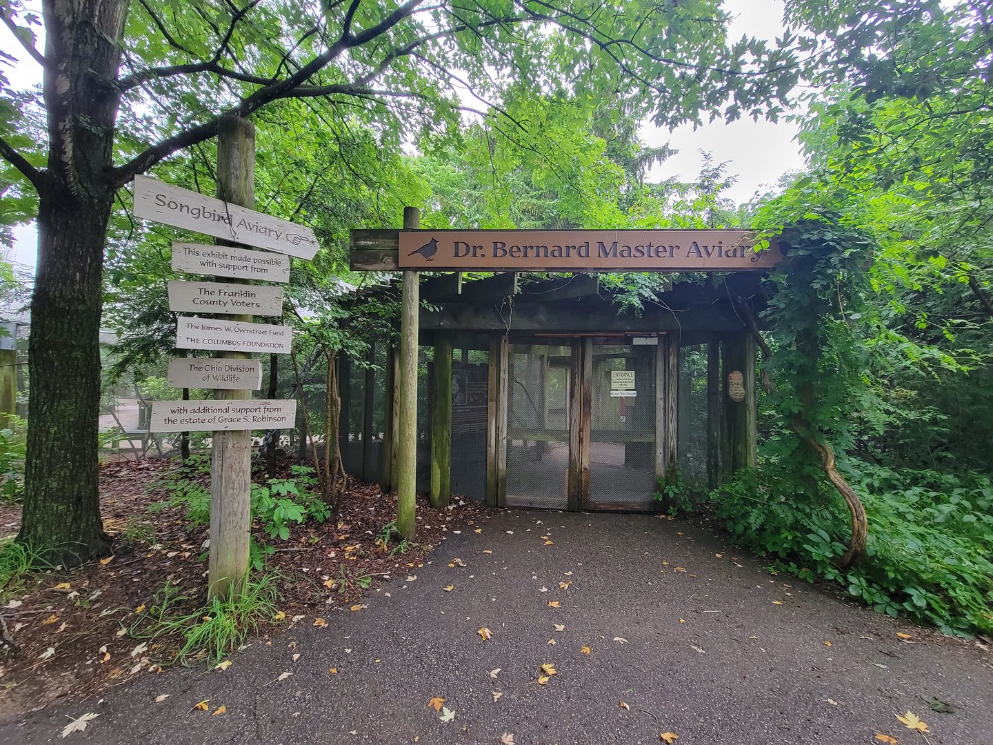 Columbus Zoo - North America Songbird Aviary, entrance
