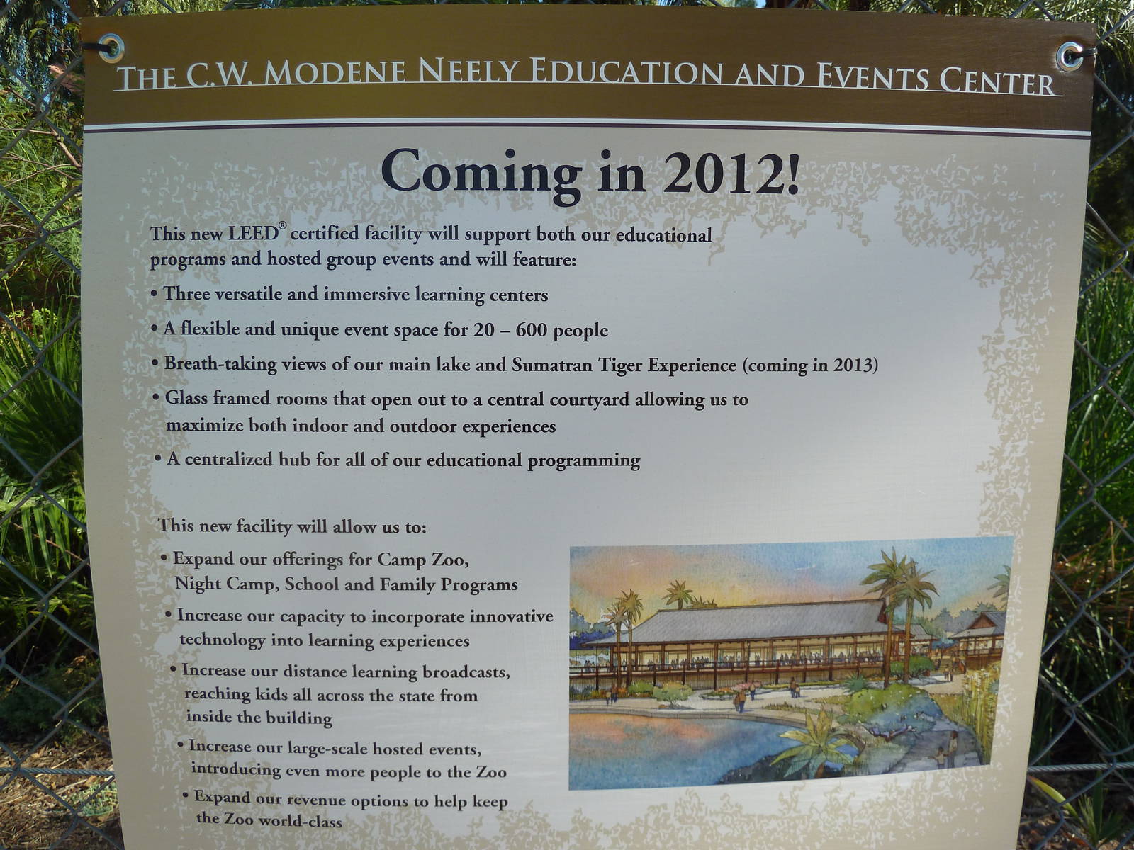Coming In 2012 - Events Center