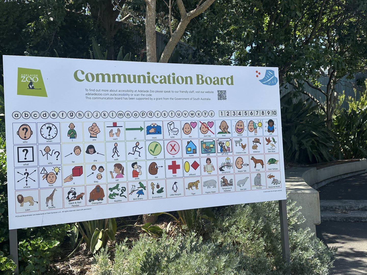 Communication board signage