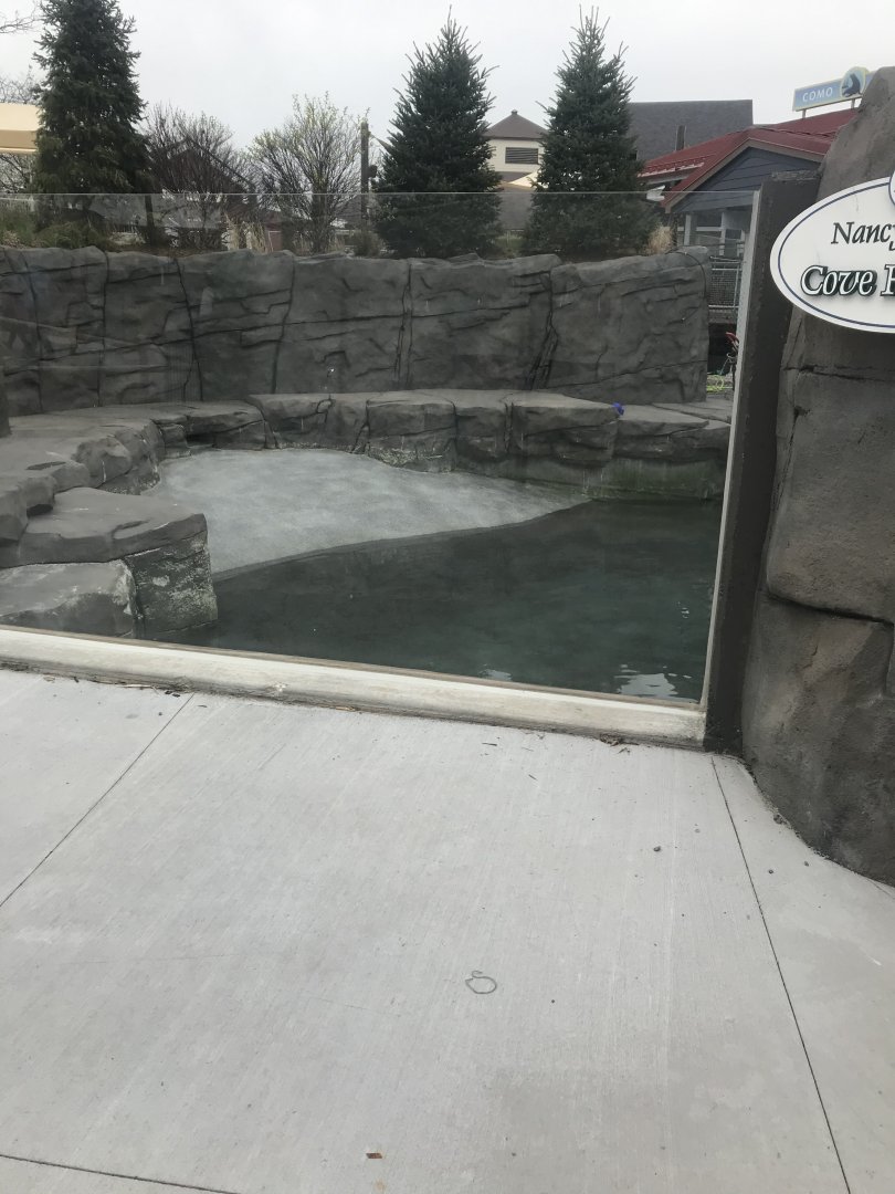 Como harbor- cove habitat- left viewing panel